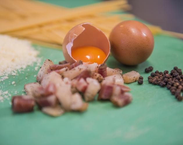 Da Pinocchio FOTO PANCETTA TAGLIATA A CUBETTI E UOVO. 5 jpg.jpg